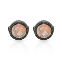 Cufflers Vintage Classic Black Circle - (1029)