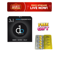 Medicyy Do 3 in 1 Condom With Free Medicyy Black Cobra 200 Tablets