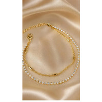 House Of Nar Aurelia Sparkle Anklet