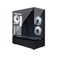 EASE Tempered Glass Gaming Case - Black (EC123B)