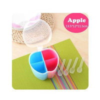 Easy Shop Apple Shape 4 in 1 Jar With Spoon
