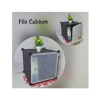 Easy Shop Single Box File Cabinet Black