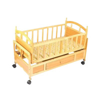 Easy Shop Wooden Baby Swinging Cradle with Attached Drawer