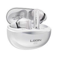 Login ORBIX Earbuds Silver (L-219)
