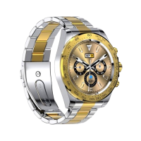 Yolex Designer Collection Luxury Stainless Steel Smart Watch Two Tone