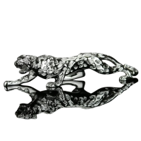 Muzamil Store Resin Cheetah Figurine Dashboard Decoration Car