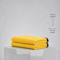 FuelX Premium Microfiber Cleaning Towel (Pack Of 2)