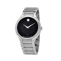 Movado Quadro Men's Watch Silver-Tone (0607393)