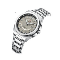 Naviforce Executive Edition Watch For Men Silver (NF-9212-2)
