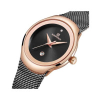 Naviforce Steel Mesh Edition Watch For Women Black (nf-5004-4)