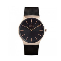 Obaku Quartz Men's Watch Black (V178GXVBMB)