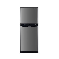Orient Ice 280 Freezer-on-Top Refrigerator 10 Cu Ft Hair Line Silver (5544-1.4)