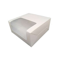 Packzypk Cake Box For 8x8x4 White (Pack of 20)