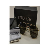 Randolph Engineering Style Mirror Men's Sunglasses Black