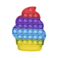 Singaar Collection Fidget Rainbow Cone Pop Bubble Toy
