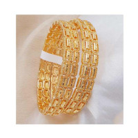 Zamzam Gold Plated Kara Pair (0158)