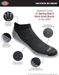 iShopping - SS Mart Dickies Men's Dri-tech Moisture Control Socks - Black