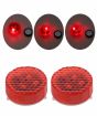 iShopping - Wish Hub 1 Pair Universal Car Door LED Safety Warning Light