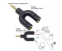 iShopping - G-Mart 3.5mm Stereo Splitter U Shape Audio Converter