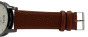 iShopping - SK-Enterprises Leather Analog Stainless Steel Watch For Men Brown