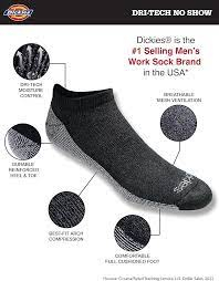 iShopping - SS Mart Dickies Men's Dri-tech Moisture Control Socks - Black