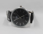 iShopping - SK-Enterprises Leather Analog Stainless Steel Watch For Men Black