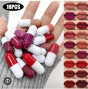 iShopping - Lipstick Set 18 Color Capsule Silky Smooth Matte Finish Mini Lipstick Pods