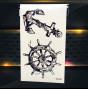 iShopping - Ferozi Traders Anchor Rudder Body Art Temporary Tattoo Sticker