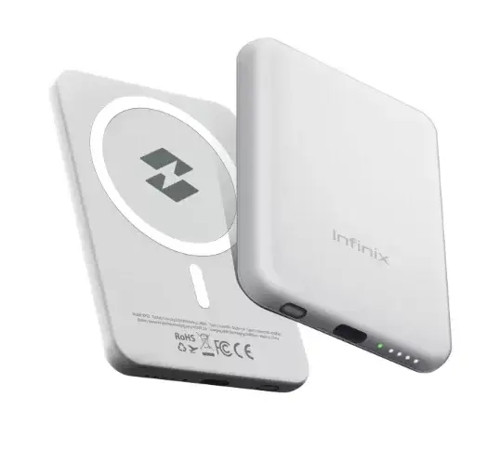 iShopping - Infinix MagPower Magnetic Wireless Charging White (XP03)