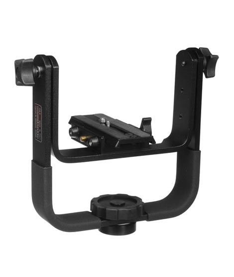 iShopping - Manfrotto Aluminium Heavy Tele Lens Supp.F/Monopod Black (393)