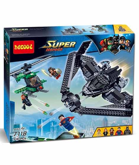 iShopping - Planet X Heroes of Justice Sky High Battle Building Blocks (PX-10340)