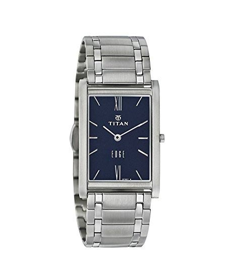 iShopping - Titan Edge Analog Men's Watch - Silver (1043SM16)
