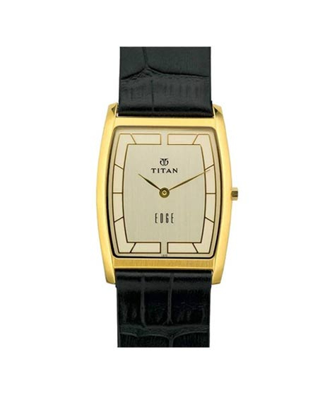 iShopping - Titan Edge Analog Men's Watch - Black (1044YL07)