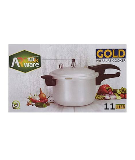 iShopping - AR Cookware Gold Pressure Cooker 11 Ltr
