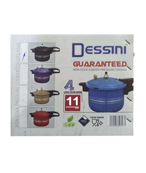 iShopping - Dessini Non Stick Pressure Cooker 11 Ltr