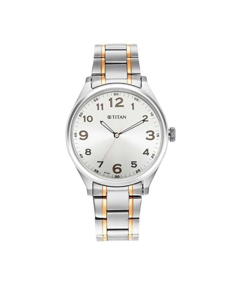 iShopping - Titan Trendsetters Collection Analog Men's Watch - Two Tone (1802KM01)