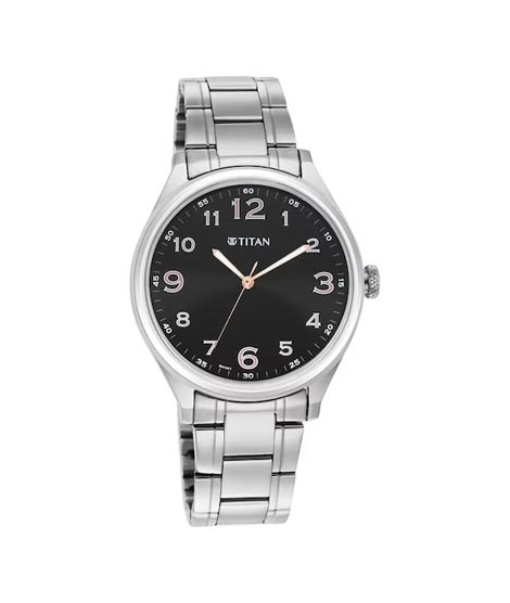 iShopping - Titan Trendsetters Collection Analog Men's Watch - Silver (1802SM04)