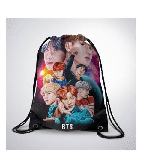 iShopping - Traverse BTS Digital Printed Drawstring Bag (2T544DRSTR)