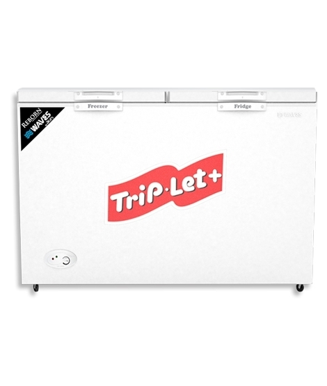 iShopping - Waves Regular Series Double Door Deep Freezer 13 Cu Ft (WDFT-313TL)