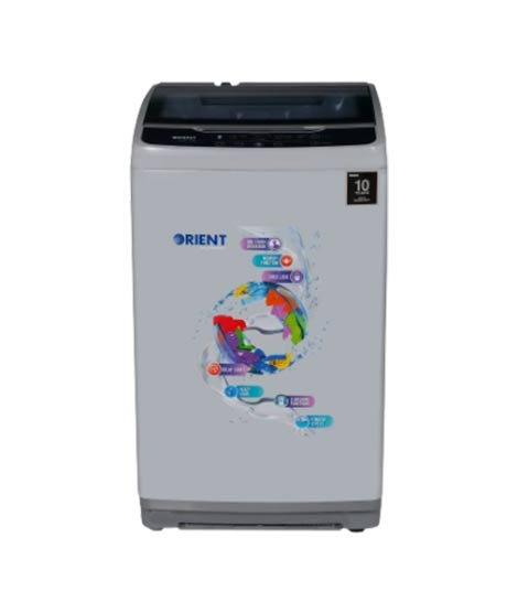 iShopping - Orient Twister 1350 Top Load Fully Automatic Washing Machine 12 Kg Metallic Silver