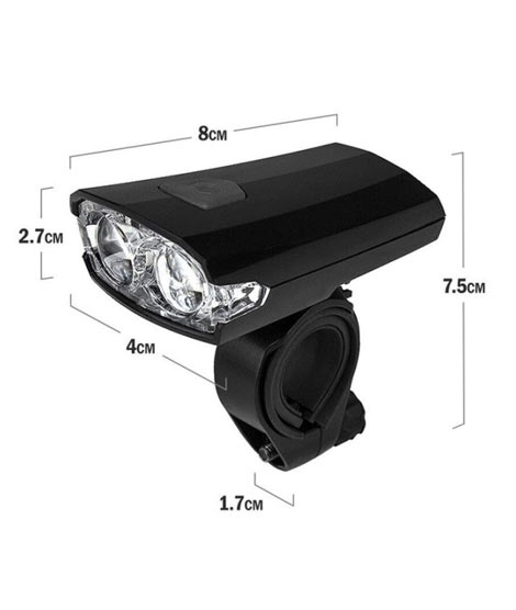 iShopping - Ferozi Traders Waterproof Super Bright Bicycle Light 2 LED
