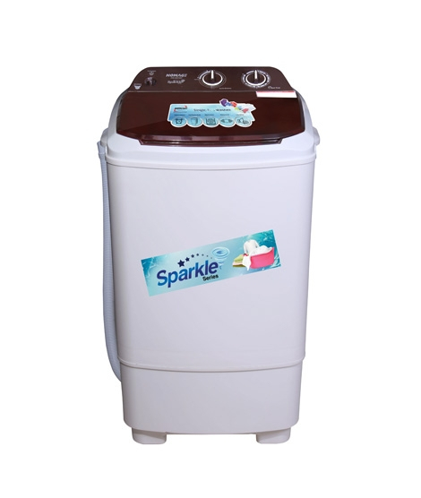 iShopping - Homage Sparkle Top Load Semi Automatic Washing Machine Ivory (HW-4991)