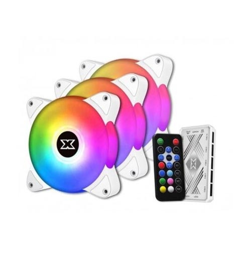 iShopping - Xigmatek Galaxy III Essential Arctic ARGB Fan Pack Of 3 (EN46461)