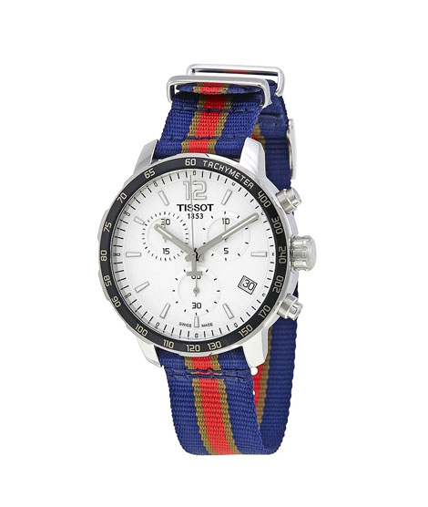 iShopping - Tissot Quickster Men's Watch Blue/Red (T0954171703721)
