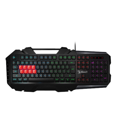 iShopping - A4tech Bloody B3590R 8 Light Strike Mechanical Gaming Keyboard Black And Grey