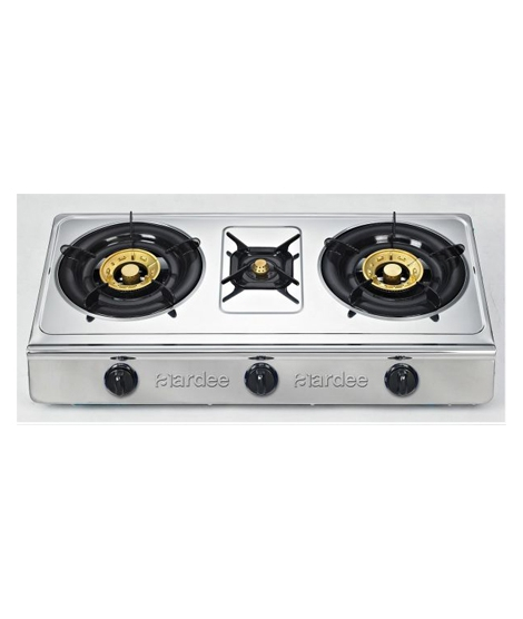iShopping - Aardee 3 Burner Gas Stove Stainless Steel (ARGS-3SS)
