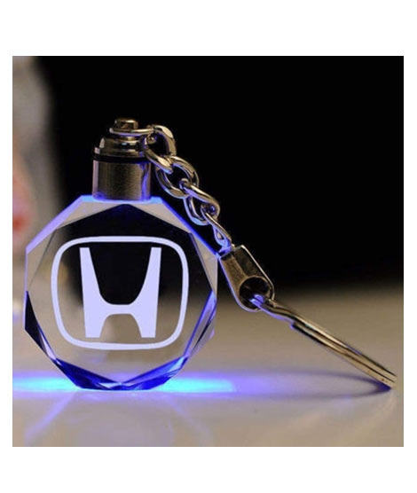 iShopping - EZ-Shopping Led Light Honda Logo Crystal Keychain