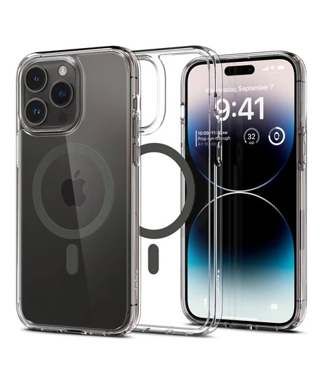iShopping - Spigen Ultra Hybrid (MagFit) Case For iPhone 14 Pro Max Graphite (ACS04826)