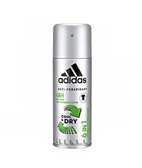 iShopping - Adidas 6 in 1 Anti Perspirant Body Spray For Men 150ml