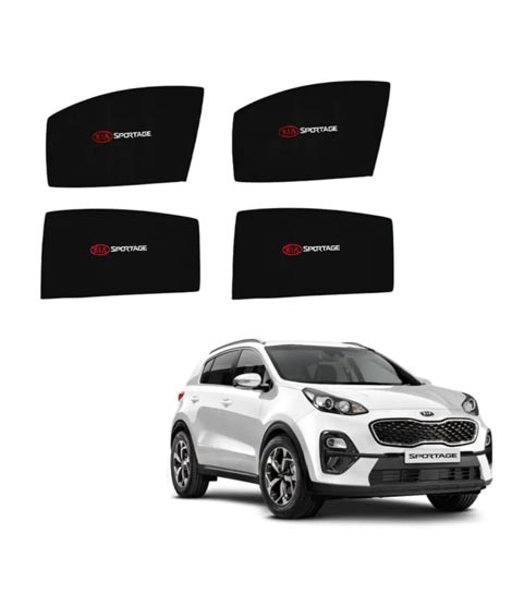 iShopping - Muzamil Store Sun Side Windows Shades With Logo KIA Sportage (2016-2023)